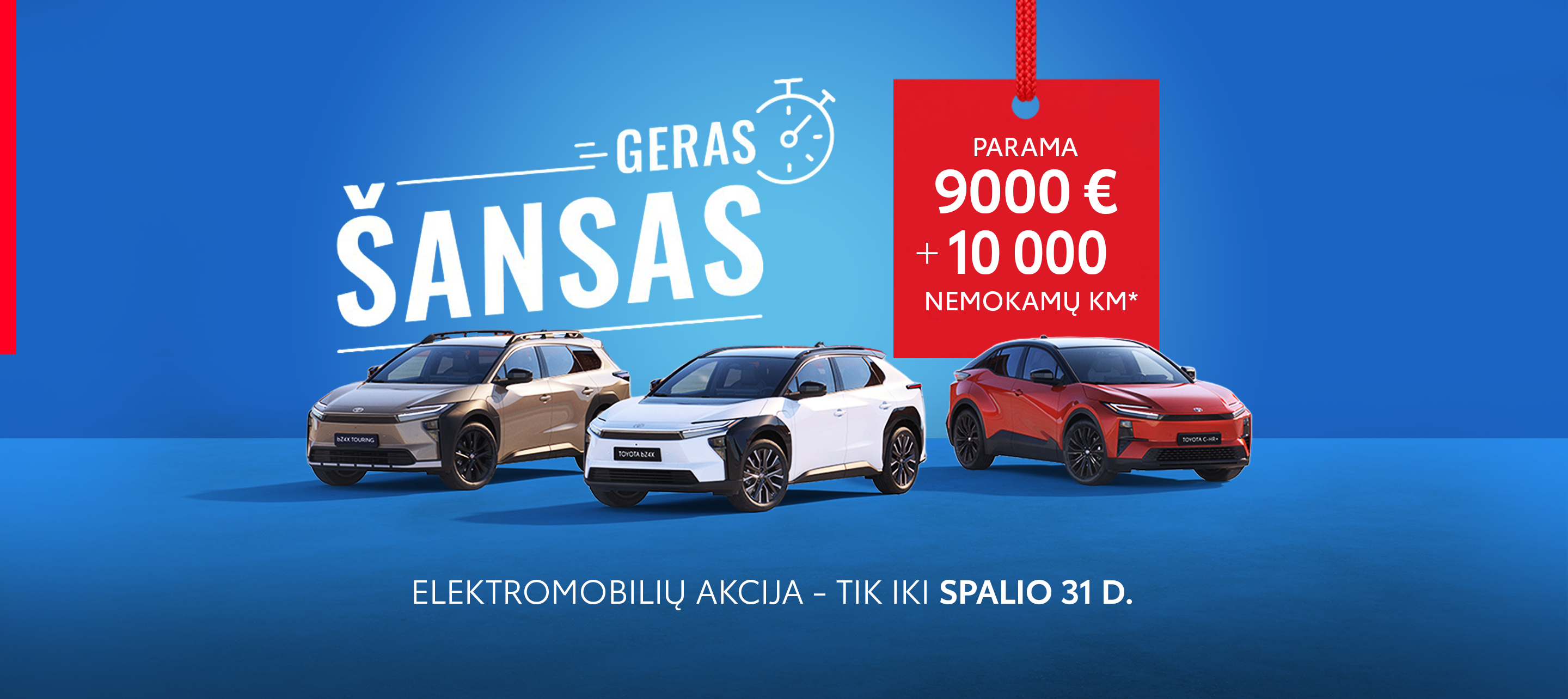 Toyota elektromobilių pasiūlymas
